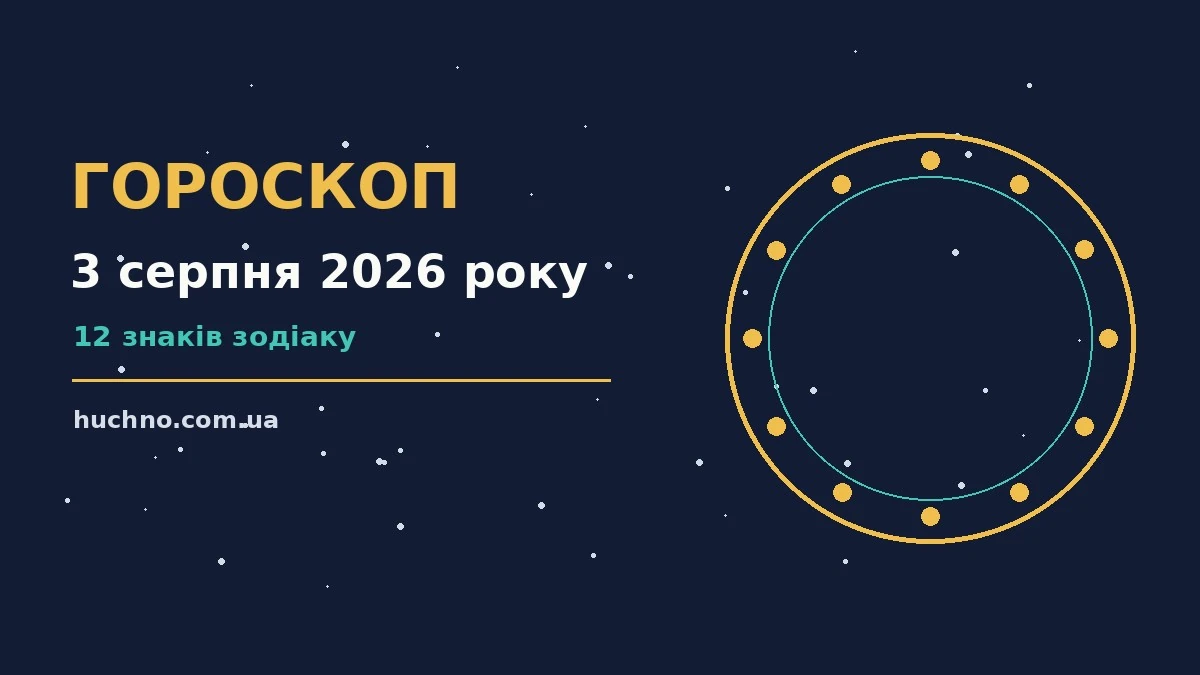 Щоденний гороскоп на 3 серпня 2026 року з нотатником, чашкою кави і планувальником на столі