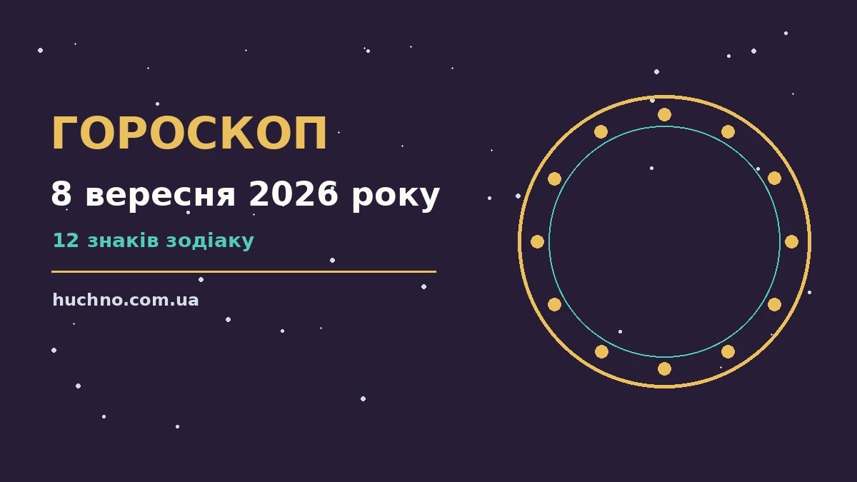 Гороскоп на 8 вересня 2026 року: орієнтири для кожного знака для планів і важливих справ
