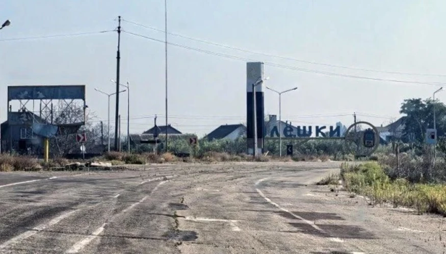 Міжнародний телеміст Росії пов’язали з гуманітарною кризою в Олешках